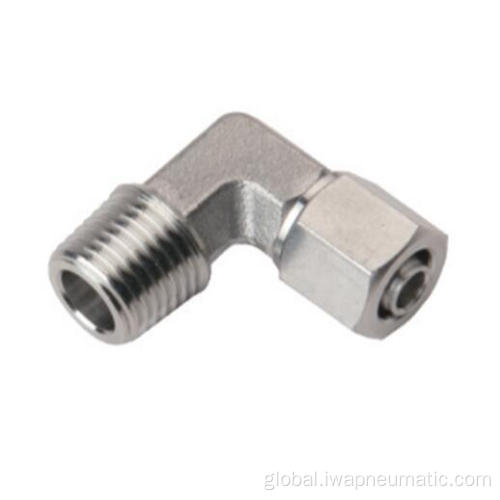 Ferrule Fitting Stainless steel compression fitting non swivel elbow Supplier